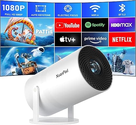 VISSPL Mini Projector (1080P Support)